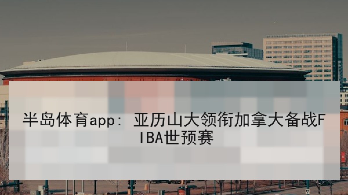 半岛体育app: 亚历山大领衔加拿大备战FIBA世预赛 半岛体育app: 亚历山大领衔加拿大备战FIBA世预赛